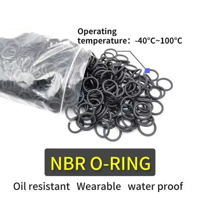 Silicone FKM EPDM NBR O Rings , Nitrile Rubber Seal O Ring Different Sizes