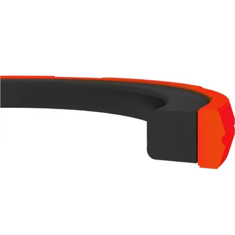 Two Piece Hydraulic Piston Seals Double Acting Easy Installation