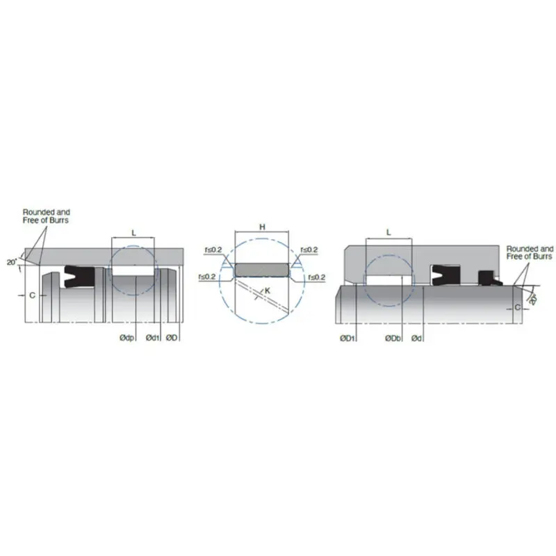 Low Friction Hydraulic Guide Ring Easy Installation Rod Guide Ring