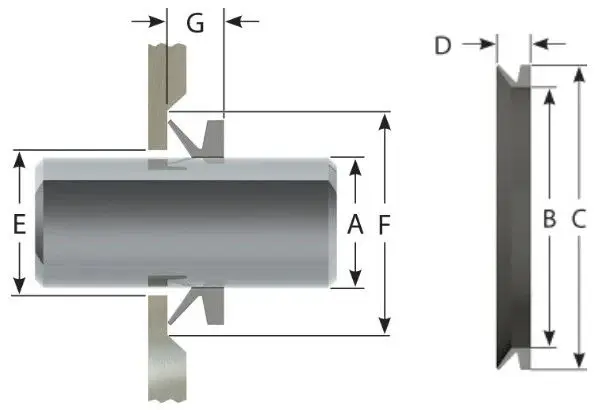 NBR PTFE Rotary Shaft Seal Ring Va Type Pure Rubber Sealing Ring