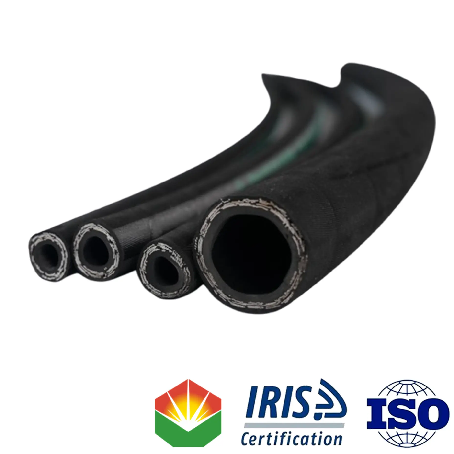 SAE 100R5 High Pressure NBR Wire Braid Hydraulic Hose ISO9001 IRIS Certified