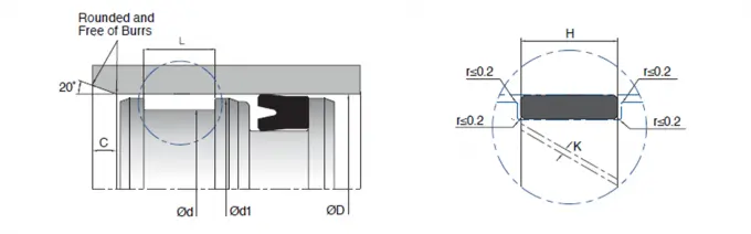 Glass Fiber Reinforced Guide Ring POM Hydraulic Guiding Elements 0
