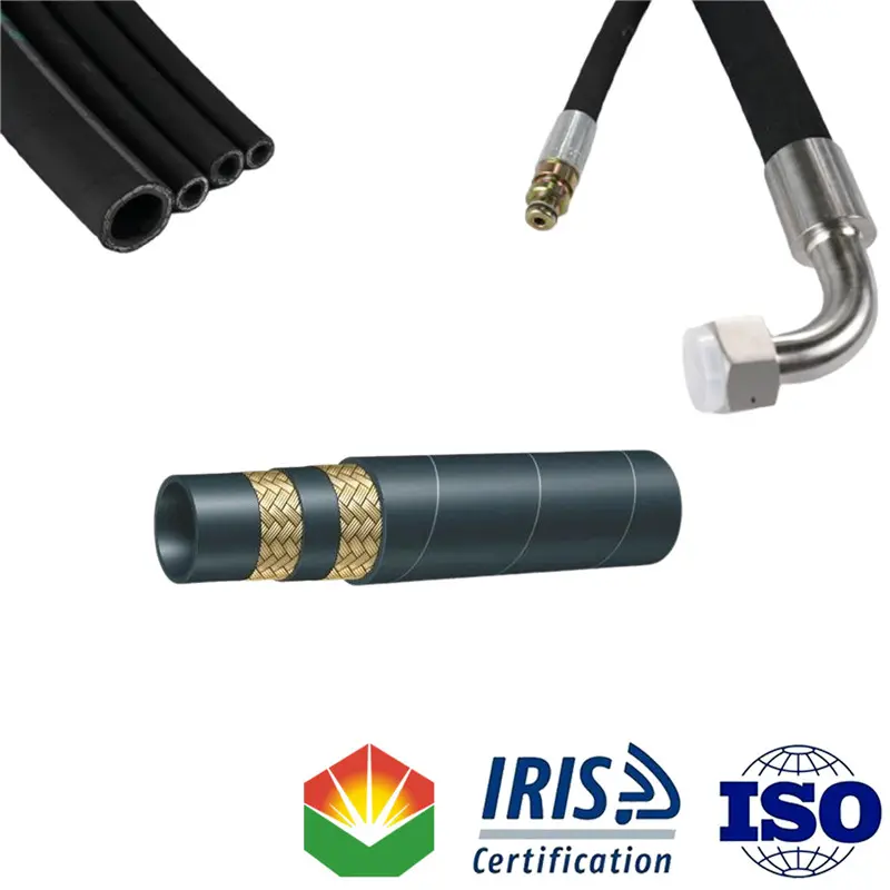 High Pressure Wire Braided Hydraulic Hose EN853-1SN-1 and SAE100 R1