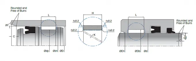Low Friction Hydraulic Guide Ring Easy Installation Rod Guide Ring 0