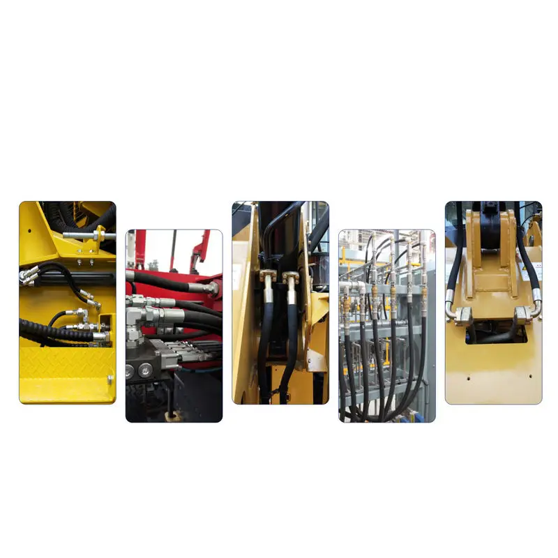 SAE 100 R15 Hydraulic Hose , 1/4 Inch Suction Steel Wire Braided Hydraulic Hose Pipe