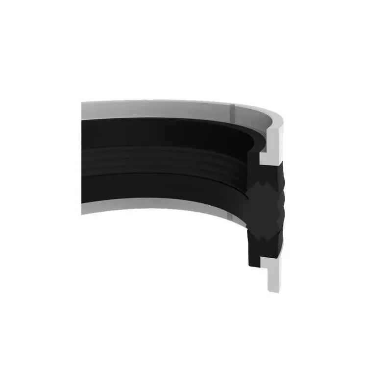 Excavator Hydraulic Piston Seals Double Acting NBR / TPE / POM Material