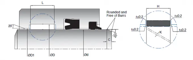 Reinforced POM Hydraulic Cylinder Piston Rings For Agricultural Machinery 0