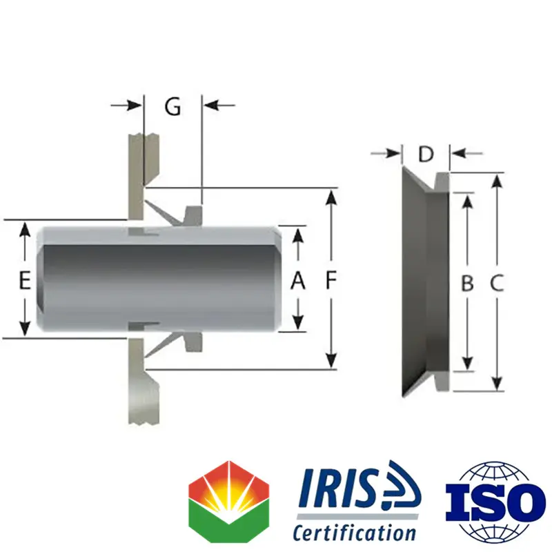 VE Type Rotary Shafts Rotary Seal Ring High Pressure Rubber V Shape Ring