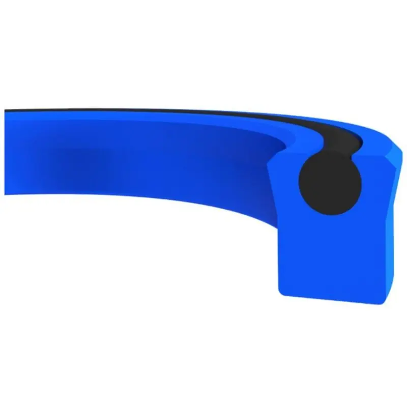 Wear Resistant Piston Rod Seals Single Acting Hydraulic Sealing Elements