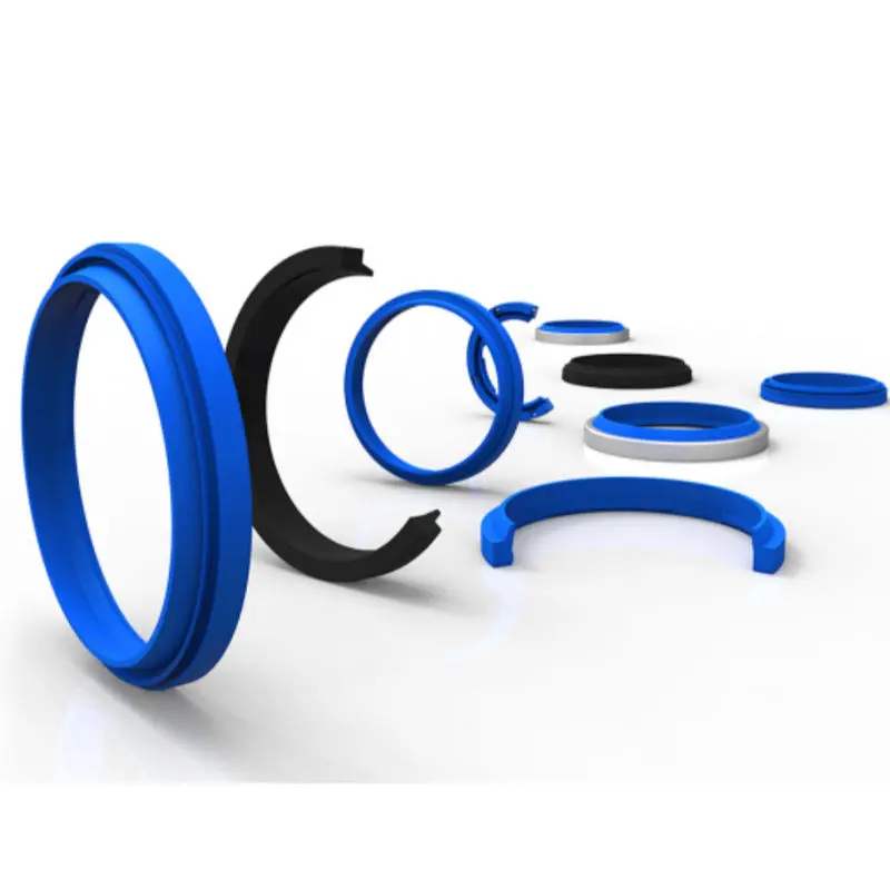 NBR / FABRIC NBR / POM Hydraulic Piston Seals For Mining Industry