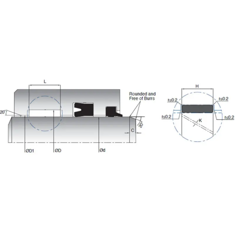 Reinforced POM Hydraulic Cylinder Piston Rings For Agricultural Machinery