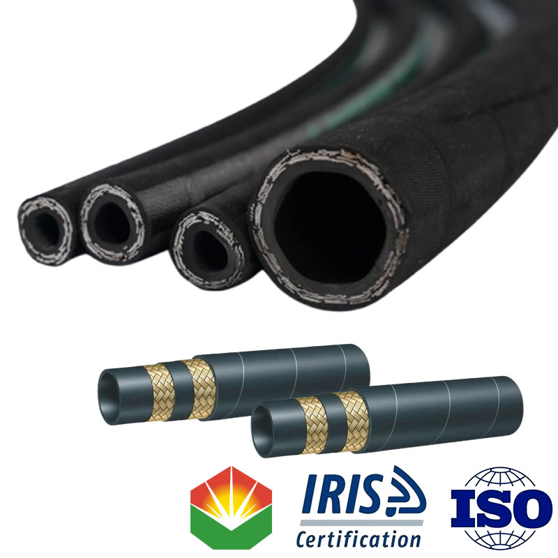 High Pressure Wire Braided Hydraulic Hose EN853-1SN-1 and SAE100 R1