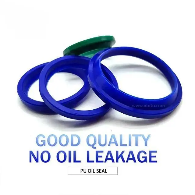 PU Hydraulic Rod Seals Custom Compound Polyurethane Material Piston Rod Seals