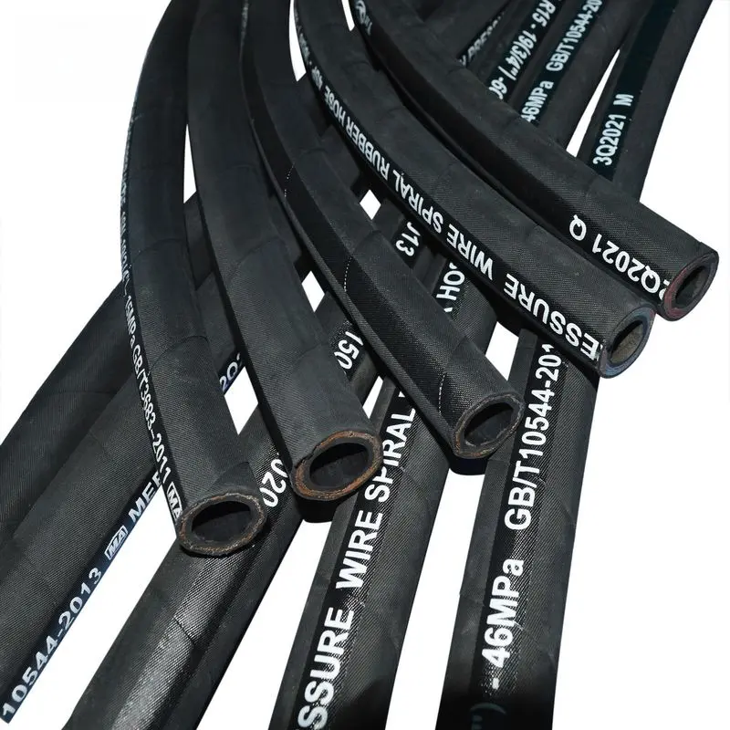 SAE 100 R15 Hydraulic Hose , 1/4 Inch Suction Steel Wire Braided Hydraulic Hose Pipe