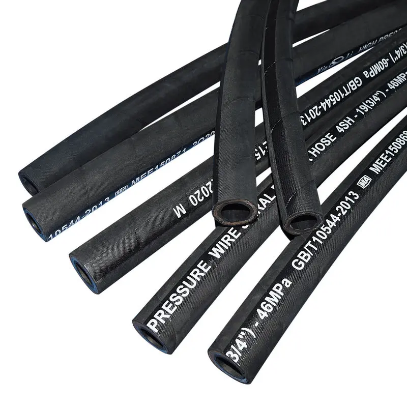 Abrasion Resistant Spiral Hydraulic Hose Pipe / SAE 100 R13 Hydraulic Hose 1/4 Inch 3/4 inch
