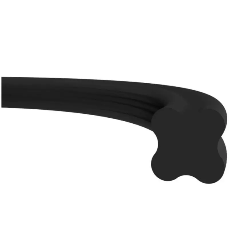 Double Acting Piston Rod Seals Low friction Elastomer X Ring NBR