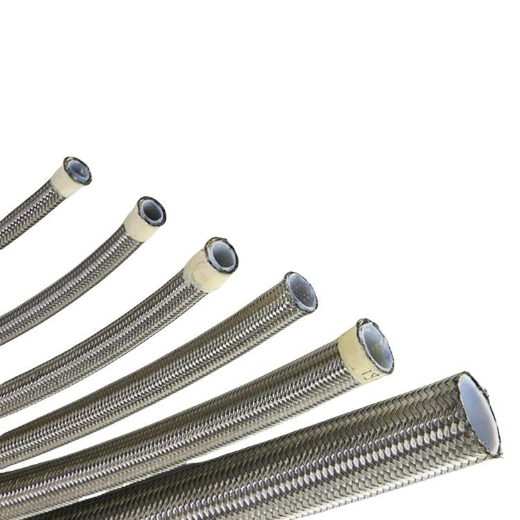 Stainless Steel Flexible Braided Hose Tube Pipe PTFE Metal Hose For Fuel Oil Hose Line